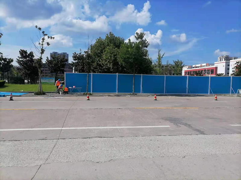 連云港市灌云縣城鄉一體化污水治理工程 工地圍擋運輸與安裝